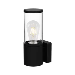 Lampa zewnętrzna, aluminiowa obudowa z plastikowym kloszem Rabalux Wellington E27 1xMAX 60W IP44 taille 9x24x11,5cm image-1