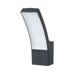 LED-es kerti fali lámpa beépített alumínium talppal műanyag fedéllel G osztály Rabalux Palanga 12W