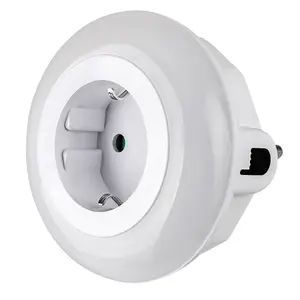 Indoor rgb light-reactive plastic nightlight with touch-sensitive switch Rabalux Abel 5 lm 10 lm image-0