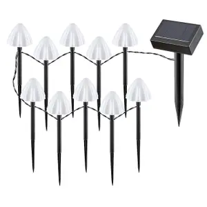 10er-Set Solarlampen für den Außenbereich aus Kunststoff Rabalux Skadar 2W image-0