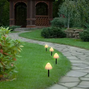 10er-Set Solarlampen für den Außenbereich aus Kunststoff Rabalux Skadar 2W image-4