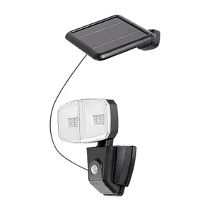 Aplique solar exterior, lámpara de plástico 800lm detector de movimiento Rabalux Zlarin image-0
