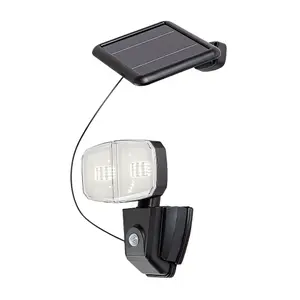 Aplique solar exterior, lámpara de plástico 800lm detector de movimiento Rabalux Zlarin image-1