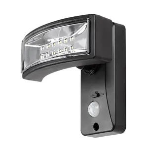 Solcellsdriven vägglampa för utomhusbruk med plastskärm Rabalux Valpovo 2,4W image-0