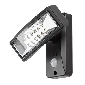 Solcellsdriven vägglampa för utomhusbruk med plastskärm Rabalux Valpovo 2,4W image-3