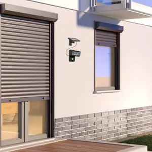 Solcellsdriven vägglampa för utomhusbruk med plastskärm Rabalux Valpovo 2,4W image-6