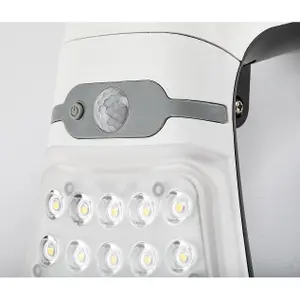 Applique LED murale extérieure solaire en plastique gradable Rabalux Rogova 4W image-3