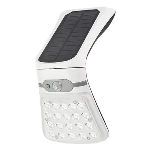 Applique LED murale extérieure solaire en plastique gradable Rabalux Rogova 4W image-1