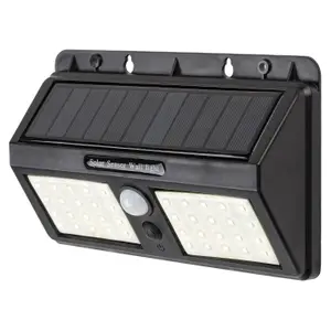 Luce esterna a energia solare con rilevatore di movimento integrato Rabalux Ostrava 2,4W 4000K 190×115 mm IP44 0-3m, 120° image-1