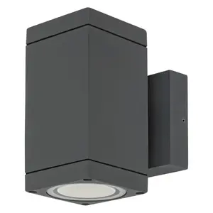 Aluminium buitenwandlamp, verlichting van boven naar beneden Rabalux Buffalo image-0