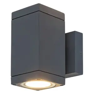 Aluminium buitenwandlamp, verlichting van boven naar beneden Rabalux Buffalo image-1