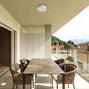 Plafones de led para exterior Rabalux Tartu 18W 1800lm 2800-6000K IP44 D175 mm image-1