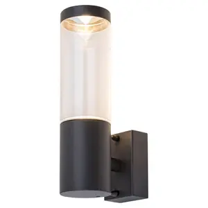 Zewnętrzna lampa ścienna ze stali nierdzewnej i tworzywa sztucznego Rabalux Katowice image-1