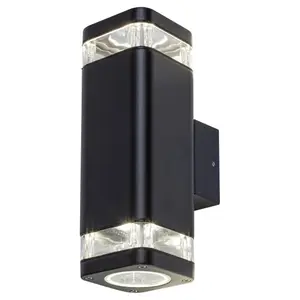 Lampada da parete per esterni in alluminio e plastica Rabalux Sintra GU10 1×Max 25W IP44 80×155 mm image-1