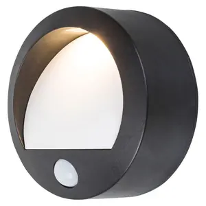 Aplique de exterior con sensor Rabalux Amarillo 3xAA IP44 image-1