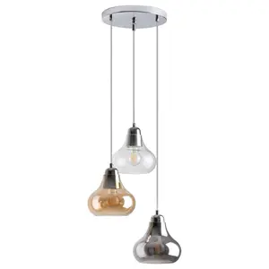 Ceiling light with glass Rabalux Jezabel image-1