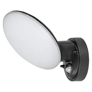 Utomhus LED-vägglampa med sensor Rabalux Varna 12W 720lm 4000K IP54 (10-1000lux) image-1