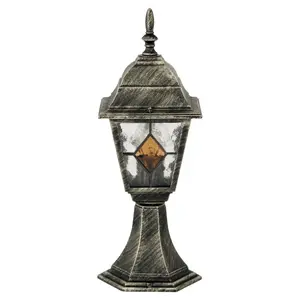 Zewnętrzna lampa podłogowa ze szkłem tiffany Rabalux Monaco image-0