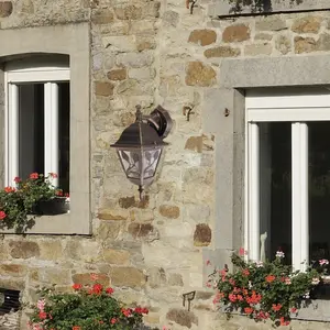 Stehleuchte Außenwandleuchte 1 Arm nach unten Rabalux HAGA image-1