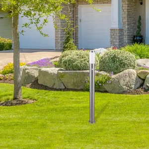 Outdoor floor lamp Rabalux Inox Torch H110 cm image-1