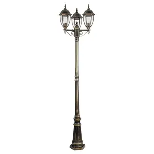 3-arm outdoor floor lamp Rabalux Toronto E27 3x60W image-0