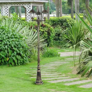 3-arm outdoor floor lamp Rabalux Toronto E27 3x60W image-1