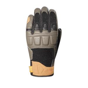 Leather summer motorcycle gloves Racer Mesh D3O