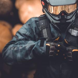 Leather summer motorcycle gloves Racer Mesh D3O image-2