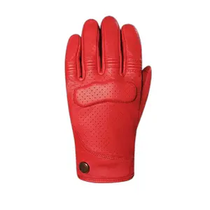 Gants moto été cuir femme Racer D30 image-0