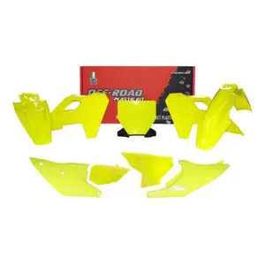 Motorbike Plastics Decoration Kit Racetech Husqvarna (x7) image-0