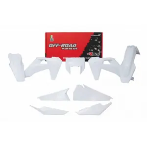Motorbike Plastics Decoration Kit Racetech Husqvarna (x6) image-0