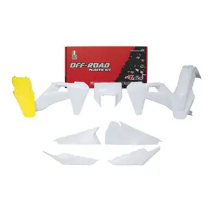 Motorbike Plastics Decoration Kit Racetech Husqvarna (x6) image-0