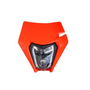 Motorcycle headlight plate and LED Racetech