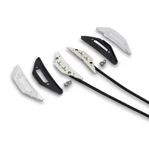 Clignotants LED moto plaque avant Racetech V-Face image-0