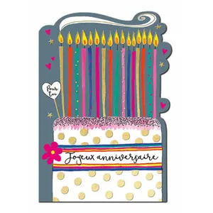 Doppelte Karte Rachel Ellen Designs Les Delices image-0