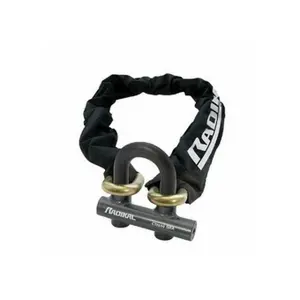 Chaîne moto en acier trempé avec mini cadenas en arc Radikal SRA