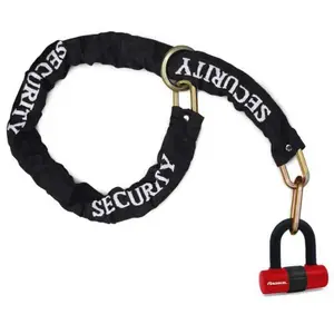 Motorradkette aus gehärtetem Stahl mit Mini-Vorhängeschloss in Bogenform Radikal SRA