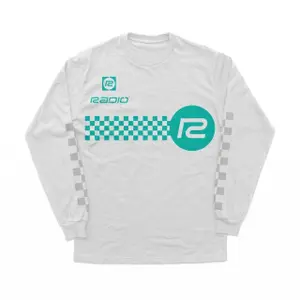 Μπλούζα με μακριά μανίκια Radio Race Checker image-0