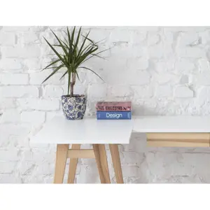 Office desk in ash, left side corner Ragaba Luka image-2