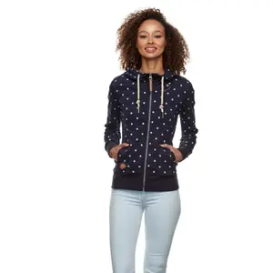 Women's hooded sweatshirt Ragwear Paya Dots image-0