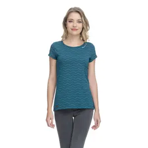 Women's T-shirt Ragwear Mint Zig Zag image-0