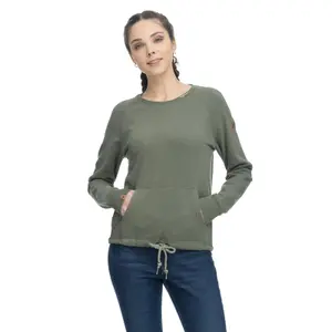Sweatshirt woman Ragwear Vainilla Organic Gots image-0