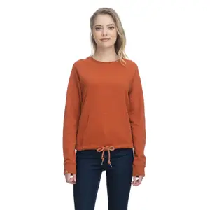 Sweatshirt woman Ragwear Vainilla Organic Gots image-0