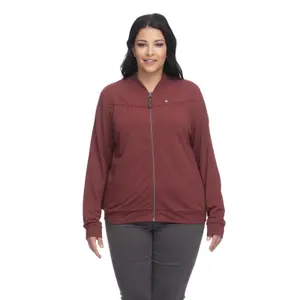 Women's zip-up sweatshirt Ragwear Kenia Plus image-0