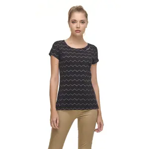 Women's T-shirt Ragwear Mint Zig Zag image-0