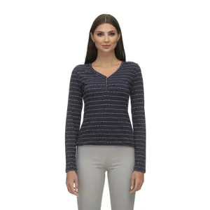 Women's long sleeve T-shirt Ragwear Pinkki Stripes image-0