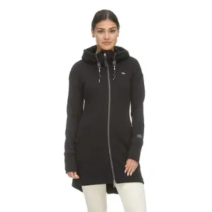 Women's Zip-Up Hooded Long Sweatshirt Ragwear Kamy image-0