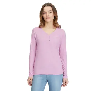 Women's long sleeve T-shirt Ragwear Pinkki Melange image-0