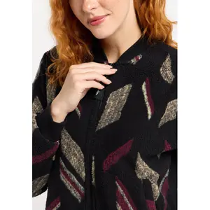 Damen Druck-Fleecejacke mit Reißverschluss Ragwear Cairro image-4