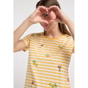 Women's T-shirt Ragwear Mintta Stripes image-4